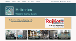 Desktop Screenshot of meltronicsindia.com